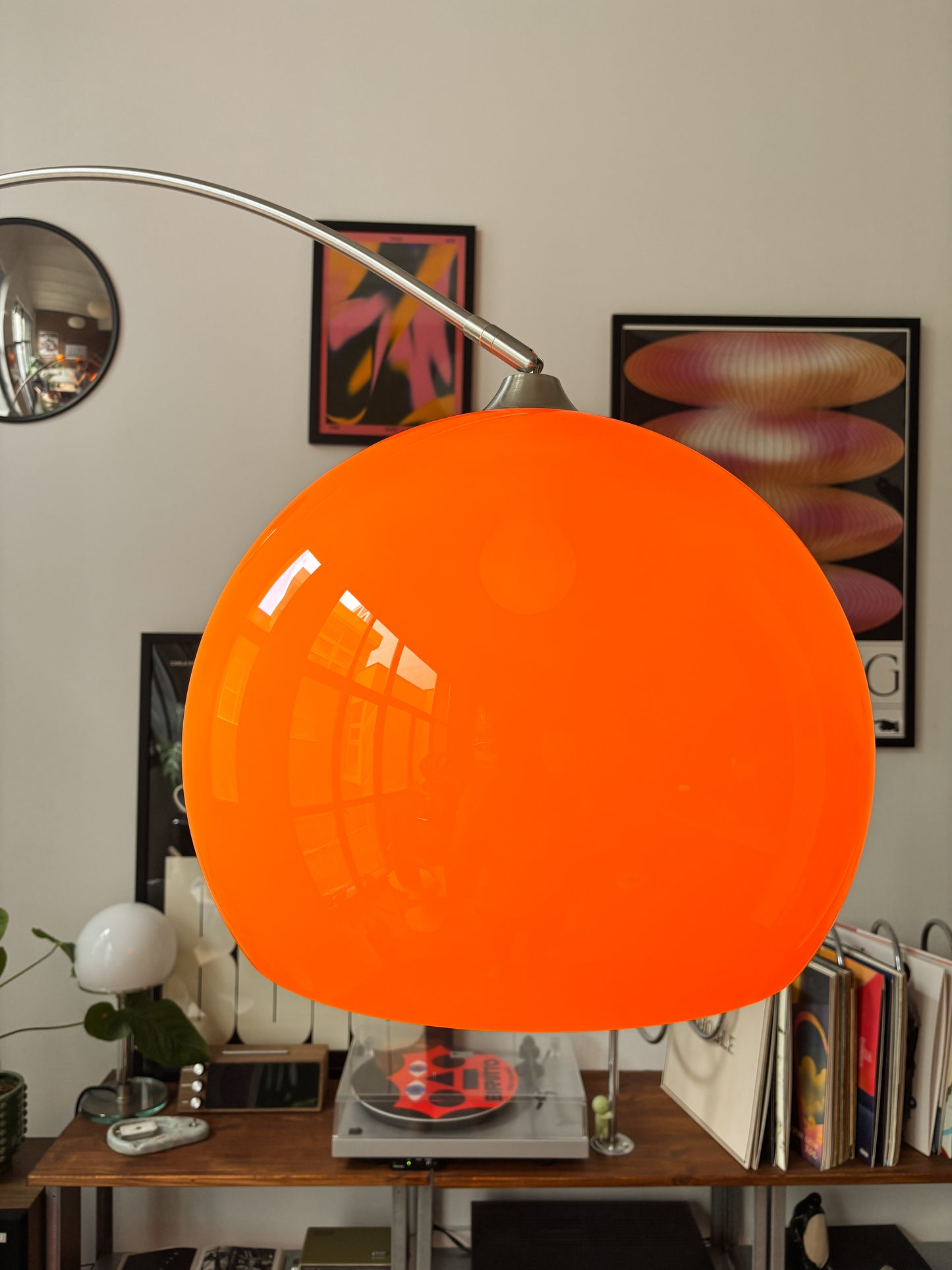 Orange Arch Lamp