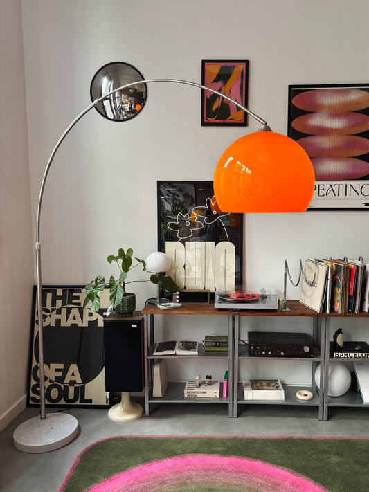 Orange Arch Lamp